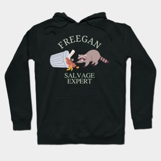 Funny Raccoon - Freegan Hoodie